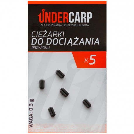 Ciężarki do dociążania przyponu 0.6 g UNDERCARP