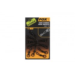 Fox Edges Kwik Change Hook Swivels   nr 10